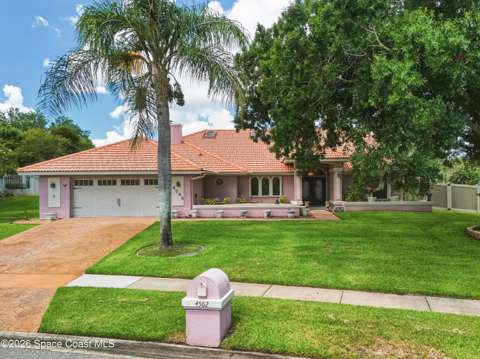 4562 Helena Drive, pool for sale in Titusville