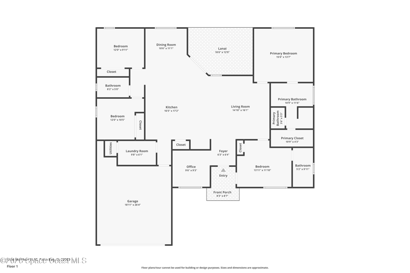 4 bedroom Single Family Residence at 1356 Walthan Street, Port Malabar Unit 18, Palm Bay — photo 2