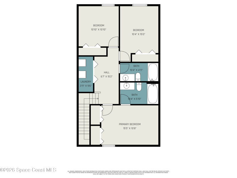 3 bedroom Townhouse at 2705 Revolution Street #103, Lake Washington Townhomes, Melbourne — photo 2