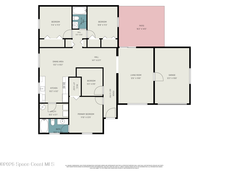 4 bedroom Single Family Residence at 250 Cambridge Avenue, Port Malabar Country Club Unit 6, Palm Bay — photo 2