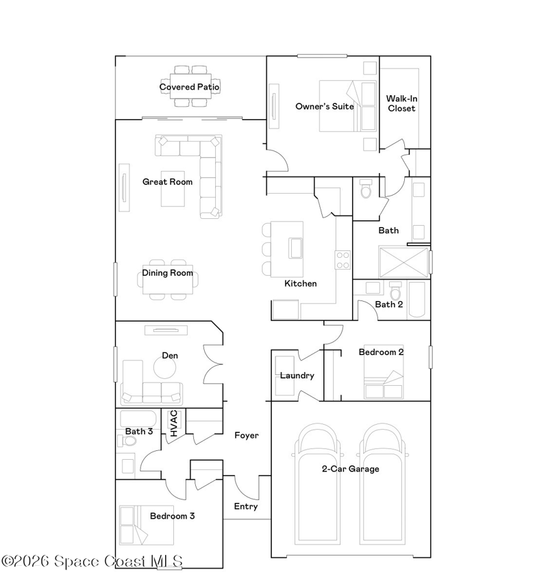 3 bedroom Single Family Residence at 1029 Cavailian Place, The Timbers at Everland, Palm Bay — photo 2