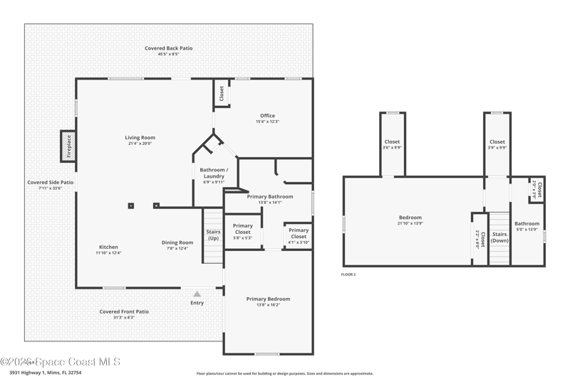 3 bedroom Single Family Residence at 3931 U.S. 1, Mims, Mims — photo 2