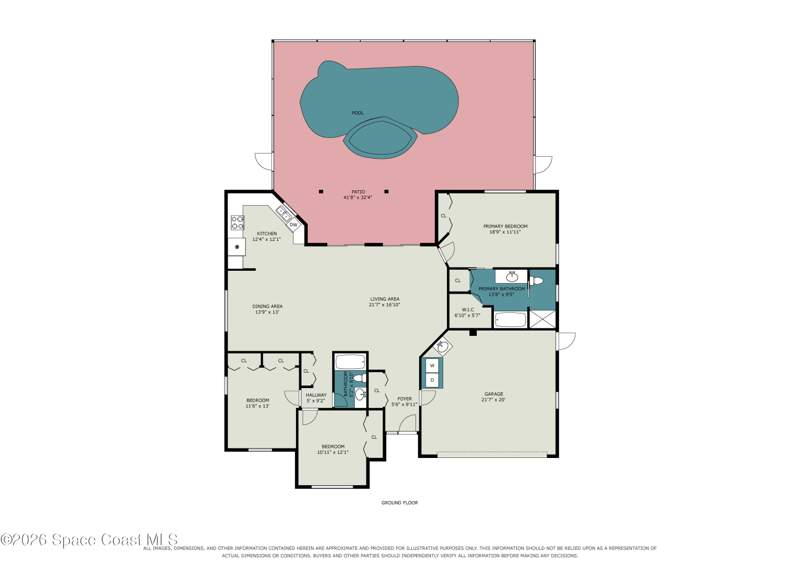 3 bedroom Single Family Residence at 2088 Sun Valley Street, Sun Valley Subd, Titusville — photo 5