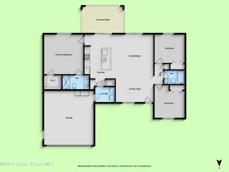 3 bedroom Single Family Residence at 270 Buzby Street, Port Malabar Unit 23, Palm Bay — photo 2