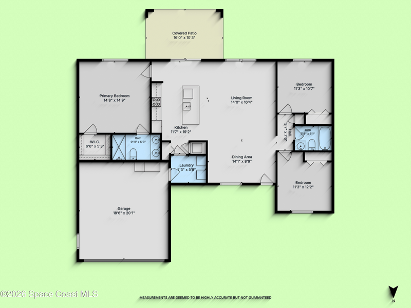 3 bedroom Single Family Residence at 270 Buzby Street, Port Malabar Unit 23, Palm Bay — photo 4