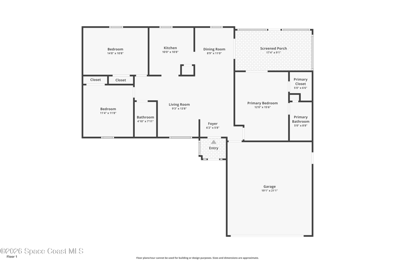 3 bedroom Single Family Residence at 1197 Palo Alto Street, Port Malabar Unit 22, Palm Bay — photo 2