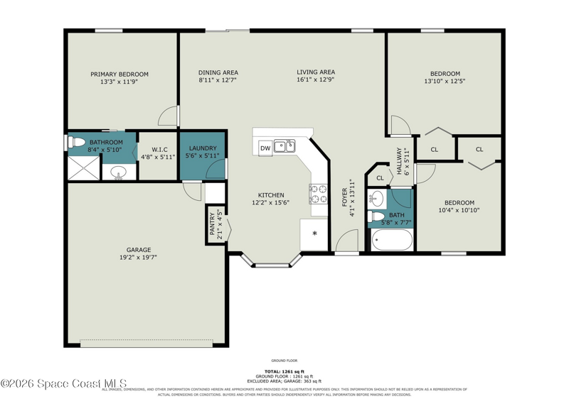 3 bedroom Single Family Residence at 1126 Albion Street, Port Malabar Unit 42, Palm Bay — photo 2