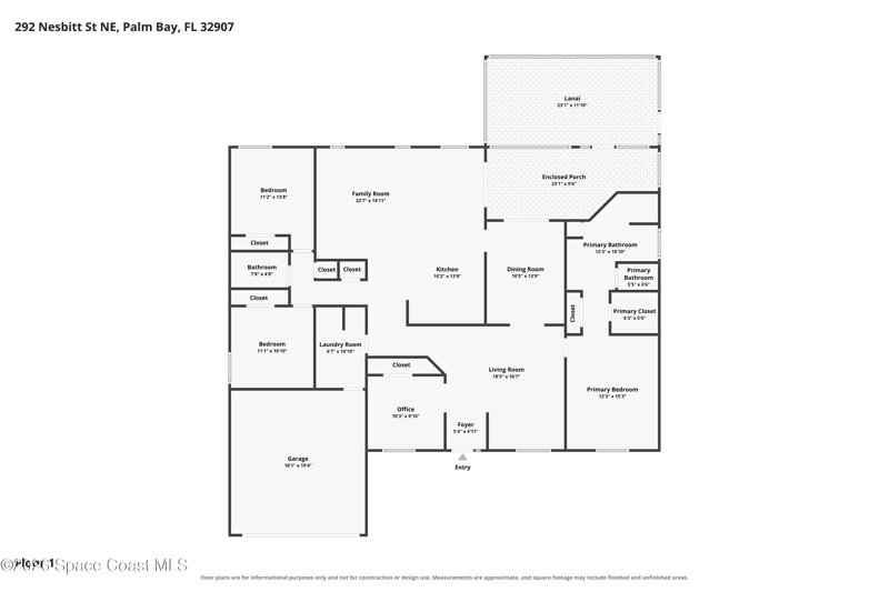 3 bedroom Single Family Residence at 292 Nesbitt Street, Port Malabar Unit 45, Palm Bay — photo 2
