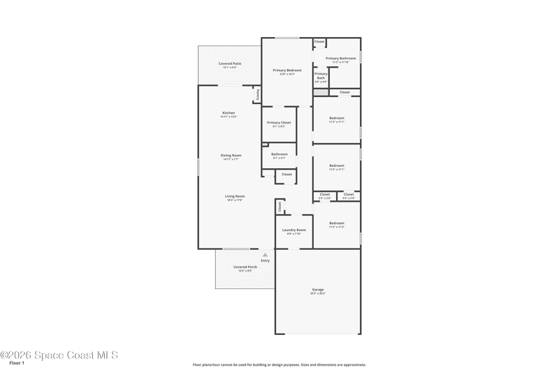 4 bedroom Single Family Residence at 1870 Thorman Avenue, Port Malabar Unit 18, Palm Bay — photo 2