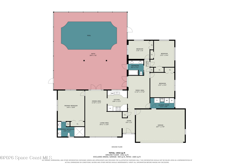 4 bedroom Single Family Residence at 575 Glenwood Avenue, Michigan Beach 8th Addn, Satellite Beach — photo 3