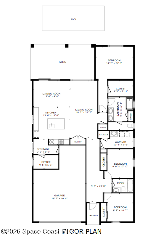 3 bedroom Single Family Residence at 2194 Middlebury Drive, Courtyards At Waterstone Ph II, Palm Bay — photo 2
