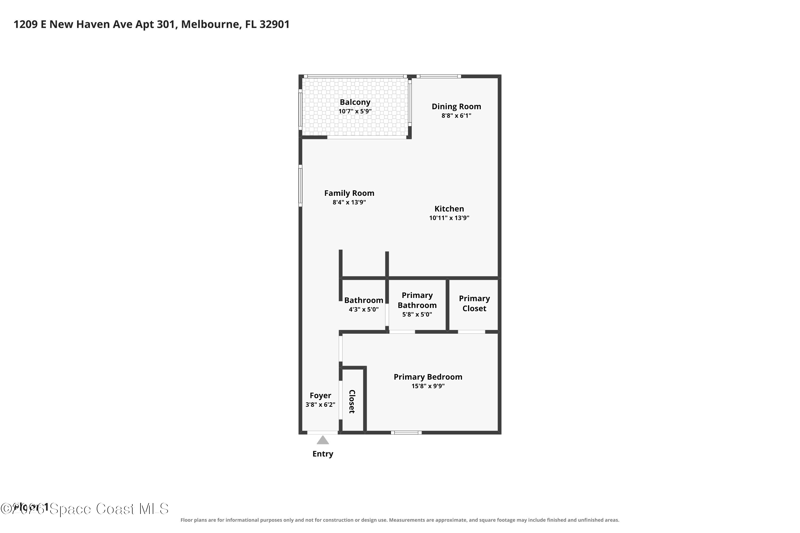 1 bedroom Condominium at 1209 E New Haven Avenue #402, Melbourne Harbor Condo, Melbourne — photo 2