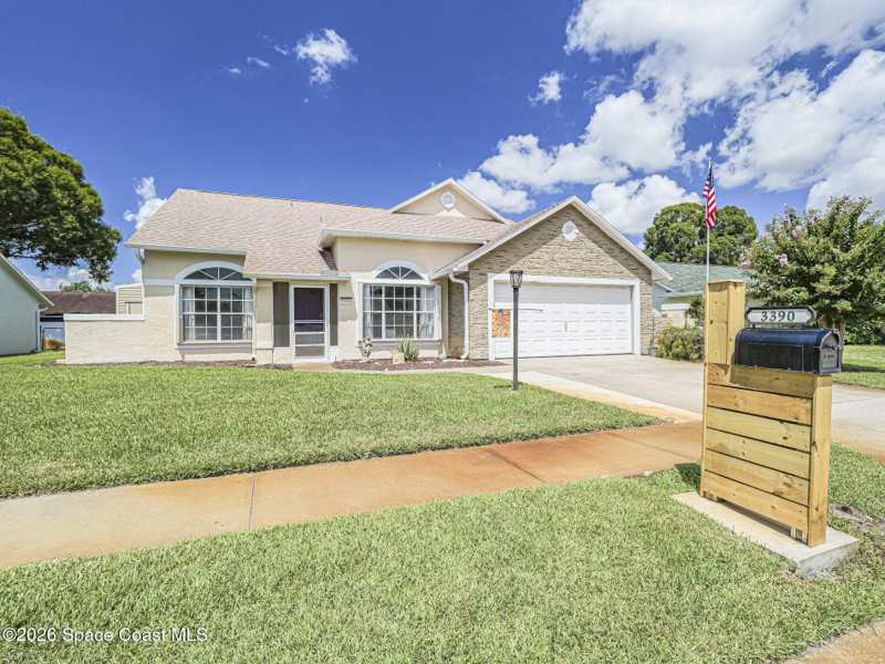 3 bedroom Single Family Residence at 3390 Areca Palm Avenue, Bel Aire Palms, Melbourne — photo 1