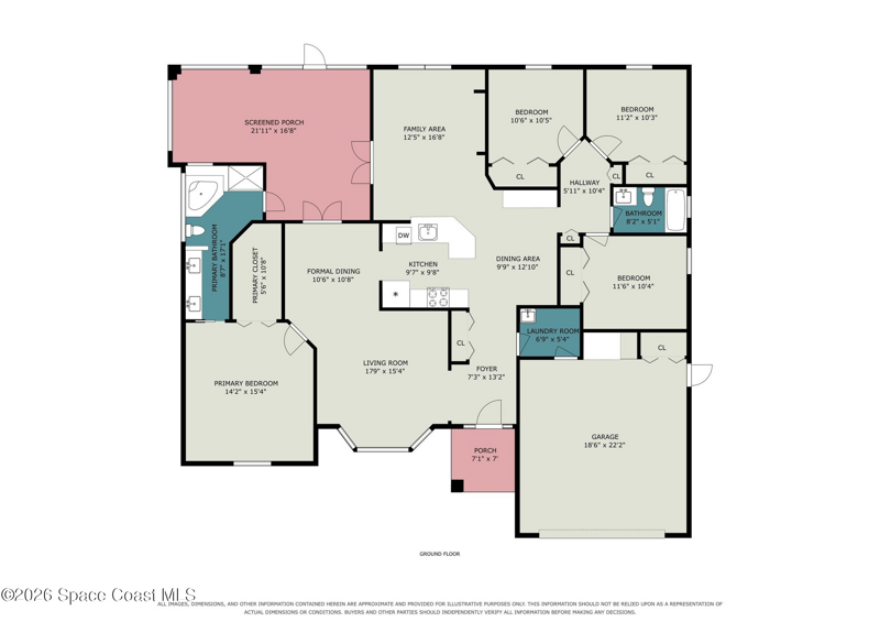 4 bedroom Single Family Residence at 926 Pine Walk Court, Pine Walk Manor, Palm Bay — photo 2