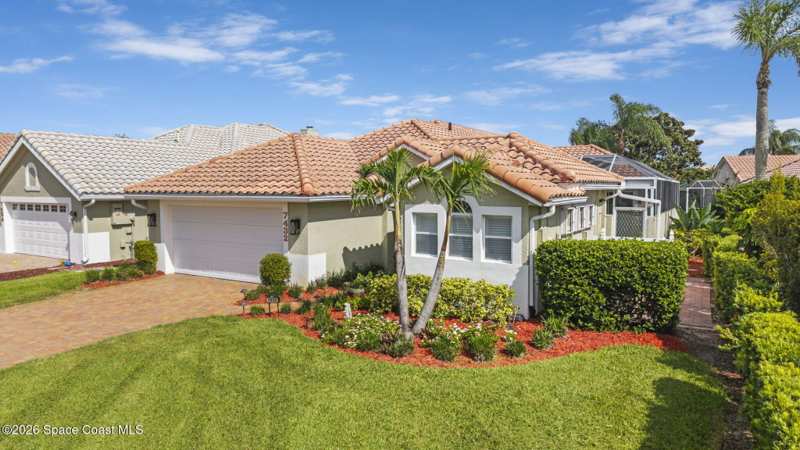 3 bedroom Single Family Residence at 7432 Monterey Court, Mission Lake Villas Unit 2, Melbourne — photo 1