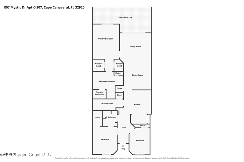 3 bedroom Condominium at 807 Mystic Drive #C-307, The Seaport Ocean Front Condo, Cape Canaveral — photo 2