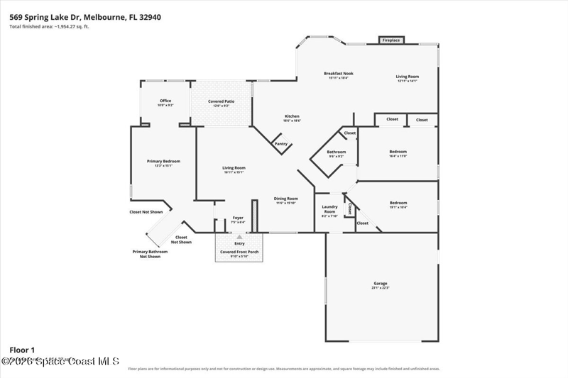 3 bedroom Single Family Residence at 569 Spring Lake Drive, Suntree Pud Stage 5 Tract 55, Melbourne — photo 2