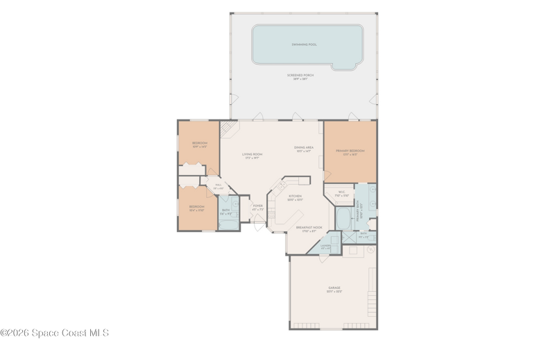 3 bedroom Single Family Residence at 1301 Aventura Way, Suntree Pud Stage 4 Tract 29 29 Unit 2, Melbourne — photo 2