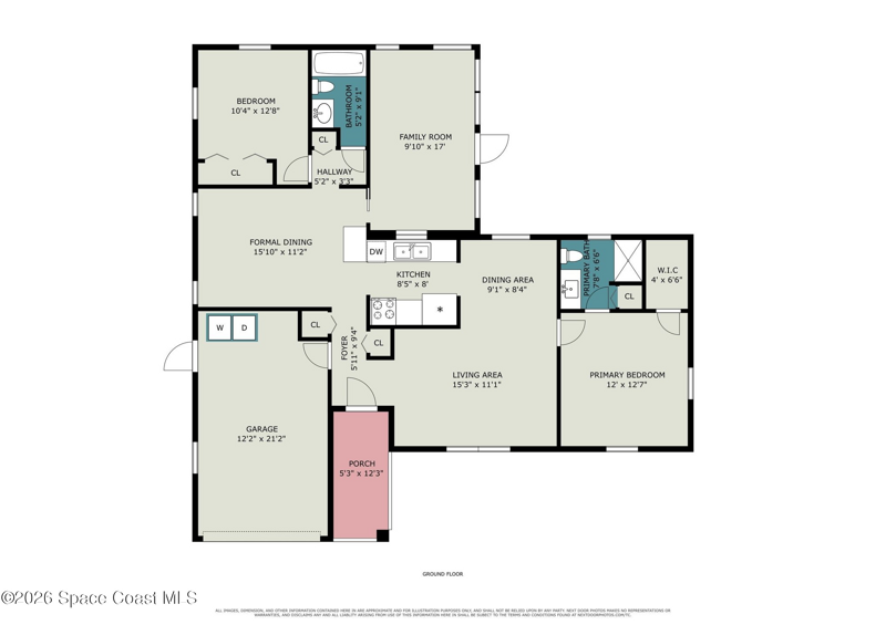 2 bedroom Single Family Residence at 1300 Cozy Court, Port Malabar Unit 48, Palm Bay — photo 2