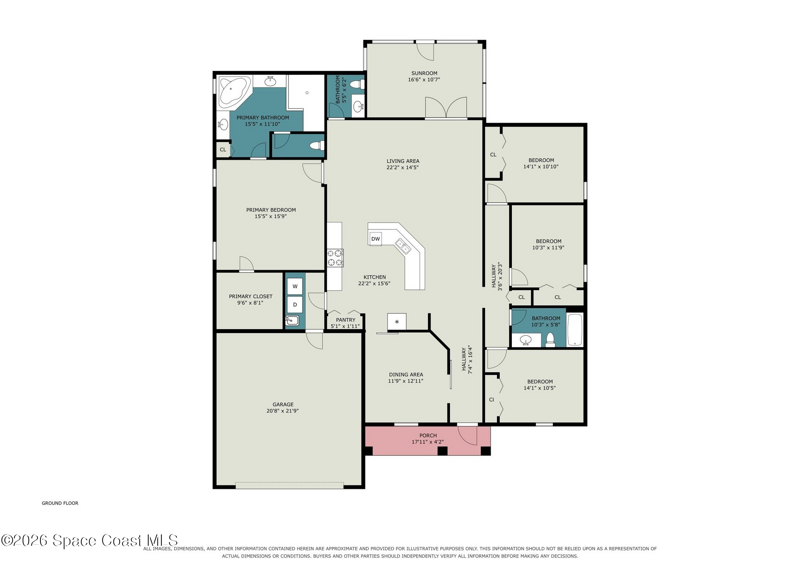 4 bedroom Single Family Residence at 521 Borraclough Avenue, Port Malabar Unit 13, Palm Bay — photo 2