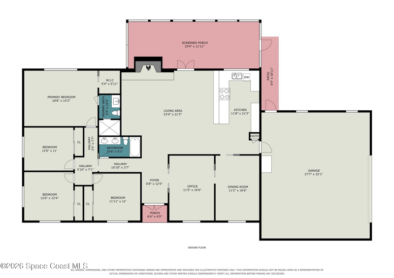 4 bedroom Single Family Residence at 8001 Pine Needle Lane, Sheridan Estates, West Melbourne — photo 4