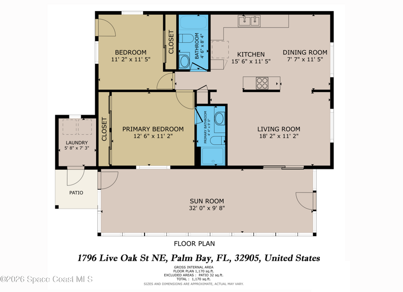 2 bedroom Manufactured Home at 1796 Live Oak Street, Palm Bay Colony Sec 1, Palm Bay — photo 2