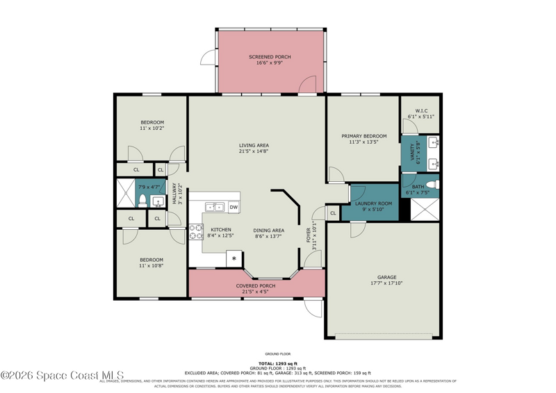 3 bedroom Single Family Residence at 2435 Palisades Drive, Port Malabar Unit 22, Palm Bay — photo 2