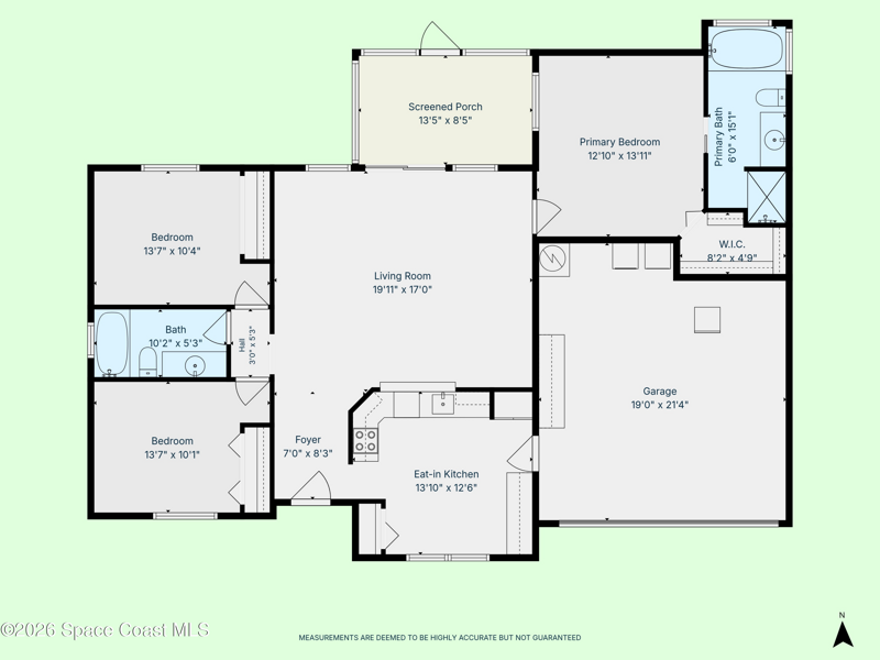 3 bedroom Single Family Residence at 888 Spirea Drive, Pine Cove Unit 3, Rockledge — photo 2