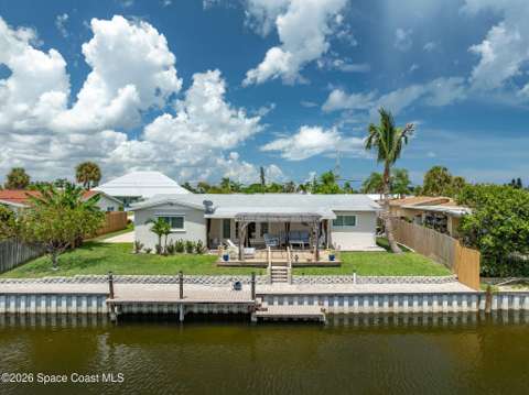 452 Cardinal Drive, waterfront for sale in Satellite Beach
