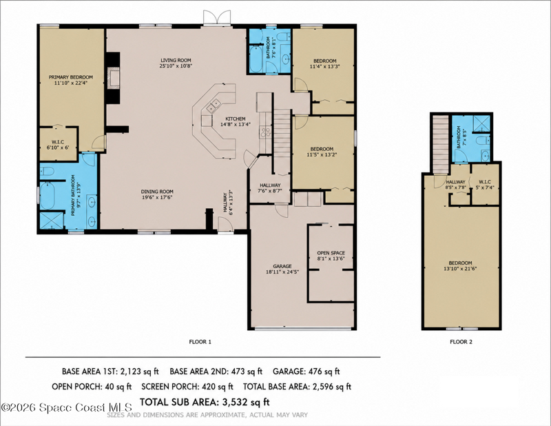 4 bedroom Single Family Residence at 2991 Indiana Street, National Police Home Foundation Inc, Melbourne — photo 2