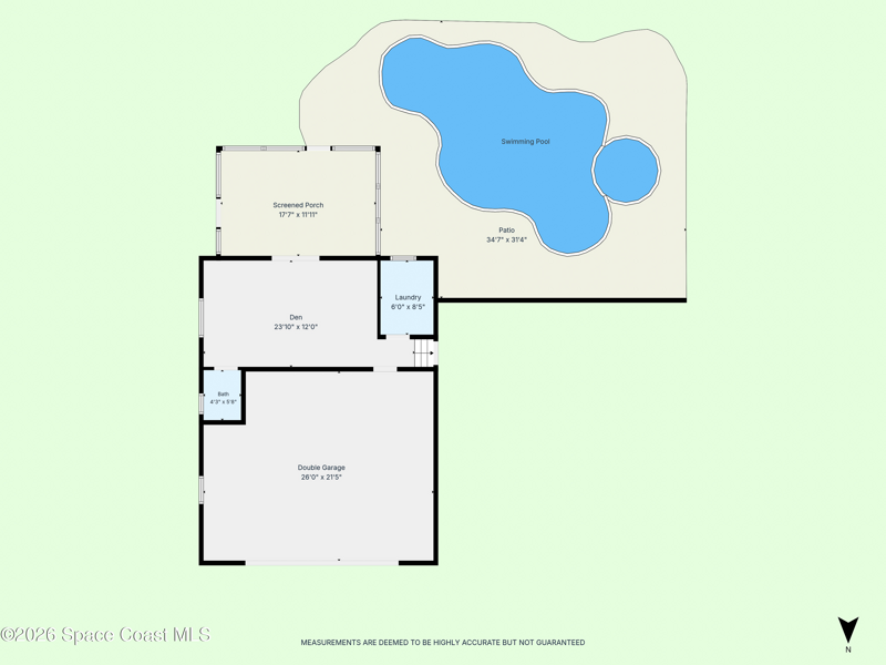 4 bedroom Single Family Residence at 1685 Yates Drive, Pelican Creek Estates Addn No 2, Merritt Island — photo 2