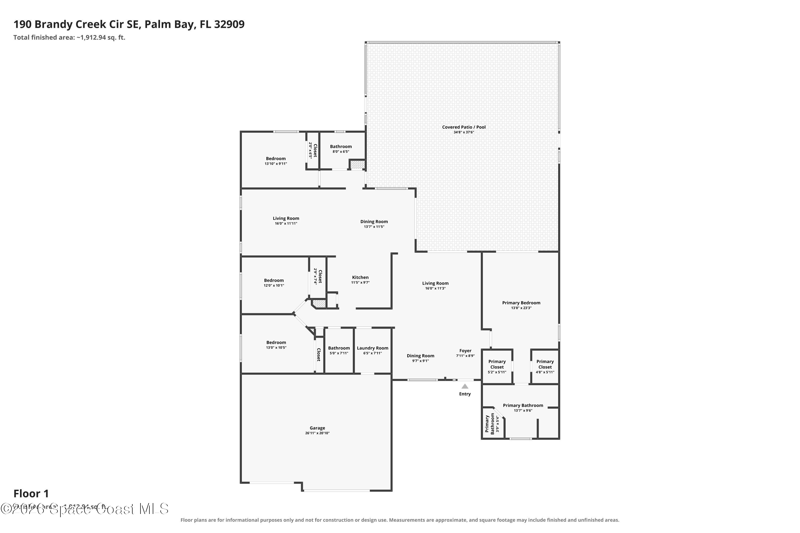 4 bedroom Single Family Residence at 190 Brandy Creek Circle, Forest Glen at Bayside Lakes, Palm Bay — photo 2