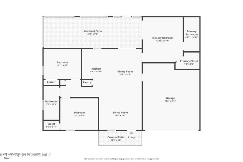 3 bedroom Single Family Residence at 187 Mayfair Street, Port Malabar Unit 12, Palm Bay — photo 3