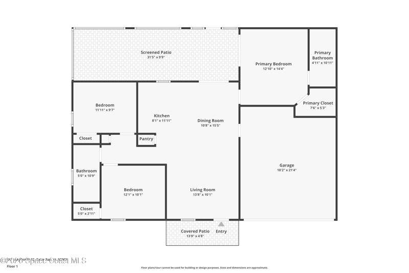 3 bedroom Single Family Residence at 187 Mayfair Street, Port Malabar Unit 12, Palm Bay — photo 2