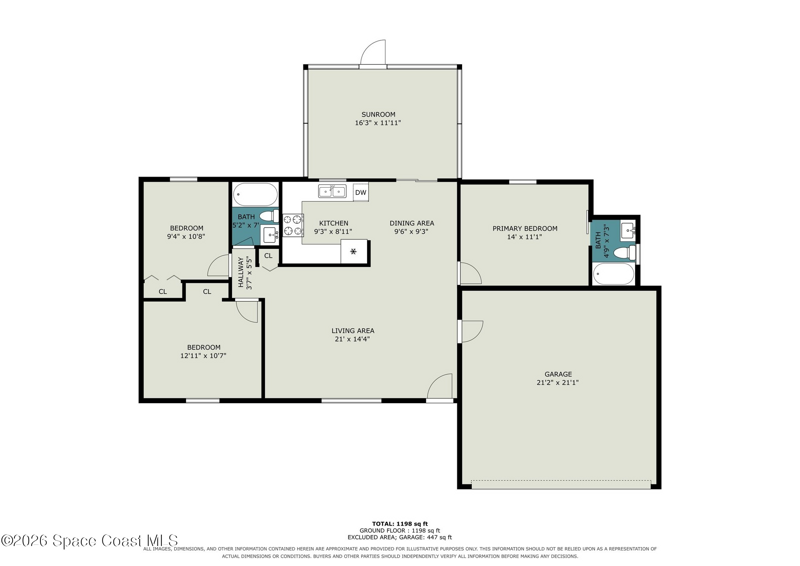 3 bedroom Single Family Residence at 1626 Wainwright Street, Port Malabar Unit 18, Palm Bay — photo 2