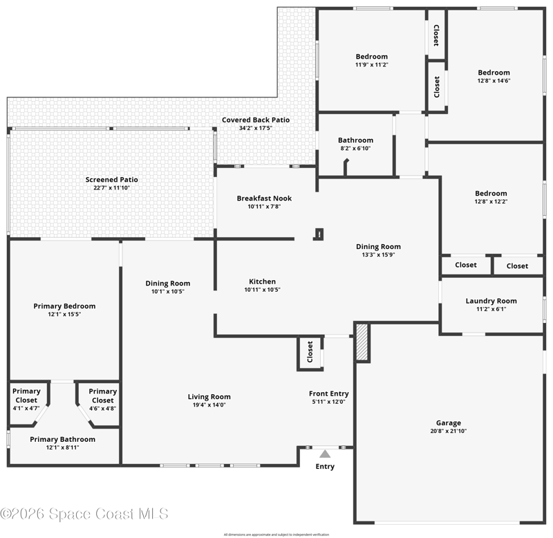 4 bedroom Single Family Residence at 670 Verbenia Drive, Villa Del Mar Sec 6 3rd Unit, Satellite Beach — photo 2