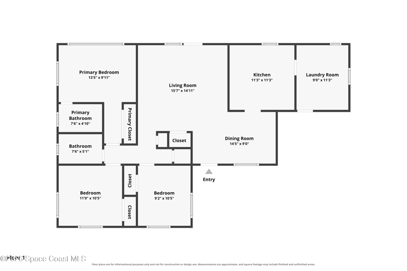 3 bedroom Single Family Residence at 1109 Pinedale Road, Rockledge Pines Unit 1, Rockledge — photo 2