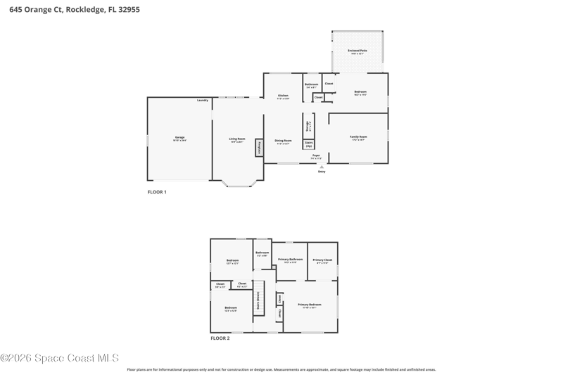 3 bedroom Single Family Residence at 645 Orange Court, Gingras Manor, Rockledge — photo 2
