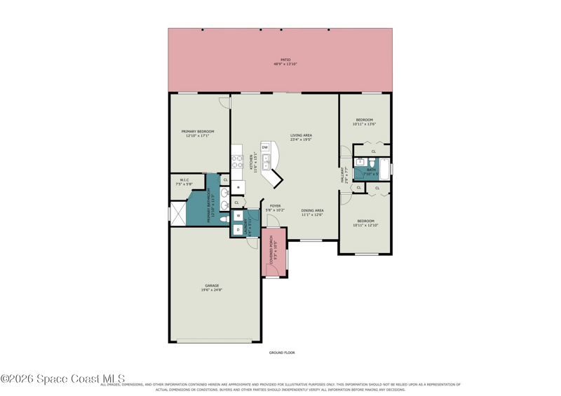 3 bedroom Single Family Residence at 437 Jupiter Boulevard, Port Malabar Unit 48, Palm Bay — photo 2