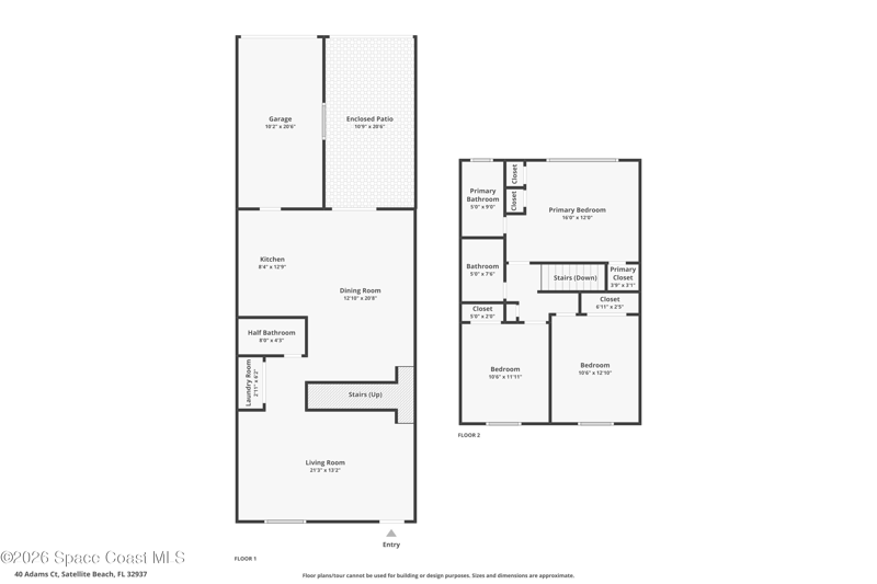 3 bedroom Townhouse at 40 Adams Court, Chevy Chase Gardens, Satellite Beach — photo 2