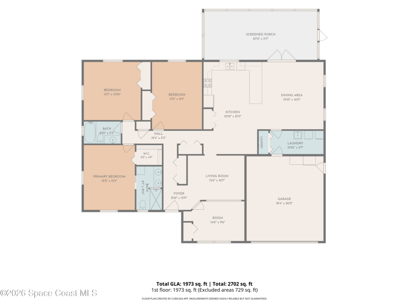 4 bedroom Single Family Residence at 4585 Annette Court, Citrus River Groves Unit 1, Merritt Island — photo 3