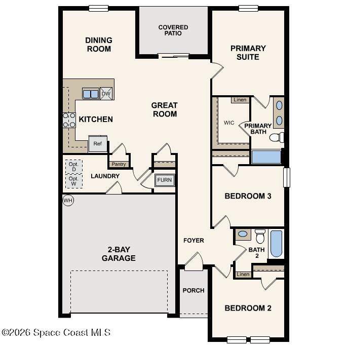 3 bedroom Single Family Residence at 313 San Marino Road, Port Malabar Unit 24, Palm Bay — photo 2