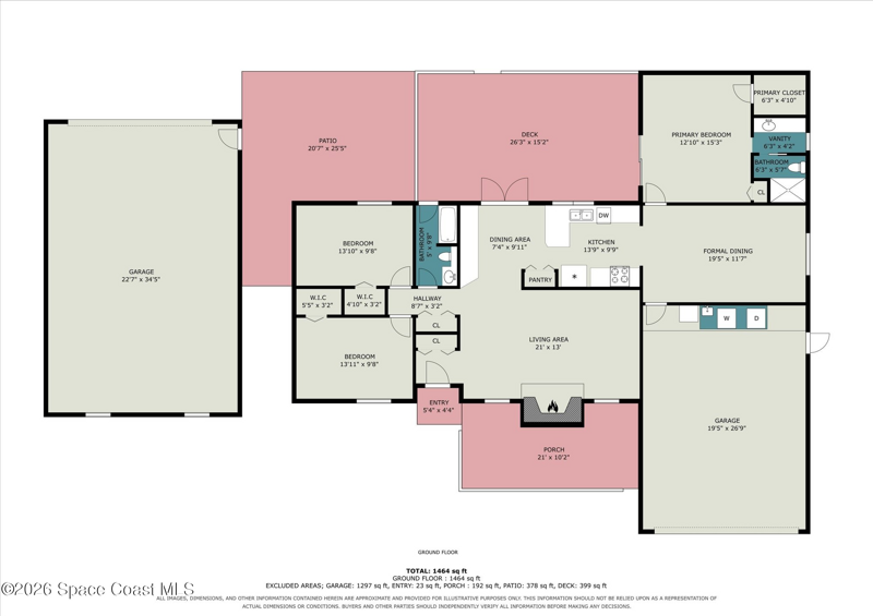 3 bedroom Single Family Residence at 806 Hawser Street, Port Malabar Unit 45, Palm Bay — photo 2