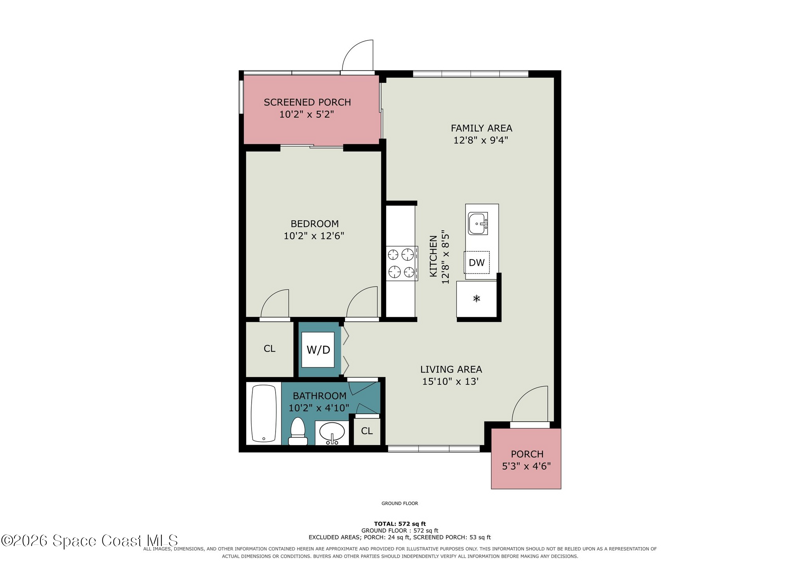 1 bedroom Condominium at 100 Beach Park Lane #V17, The Villages of Seaport Condo, Cape Canaveral — photo 2
