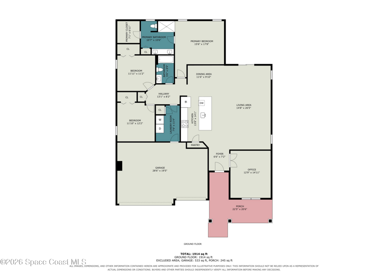 4 bedroom Single Family Residence at 1030 Grapefruit Road, Port Malabar Unit 11, Palm Bay — photo 2