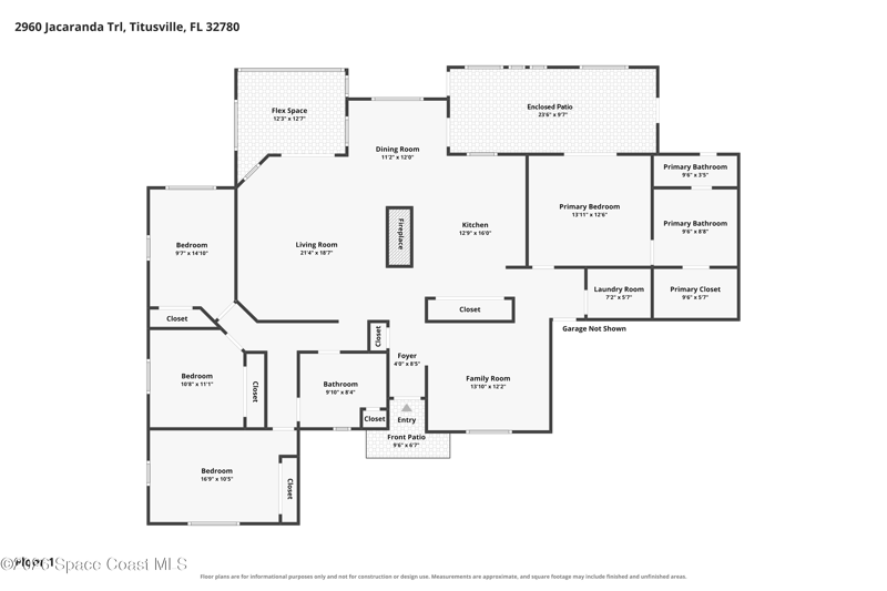 4 bedroom Single Family Residence at 2960 Jacaranda Trail, Hickory Trails Sec 2, Titusville — photo 2