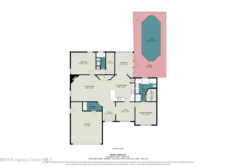 2 bedroom Single Family Residence at 1660 Gadsden Avenue, Port Malabar Unit 44, Palm Bay — photo 3