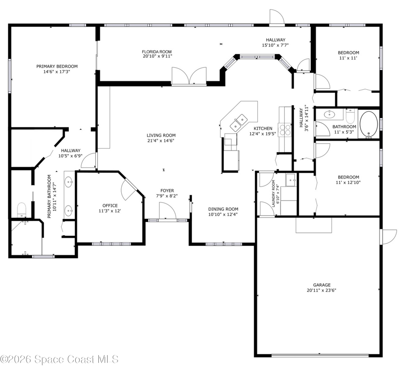 3 bedroom Single Family Residence at 3123 Forest Creek Drive, Forest Creek Subdivision Phase I, Melbourne — photo 2