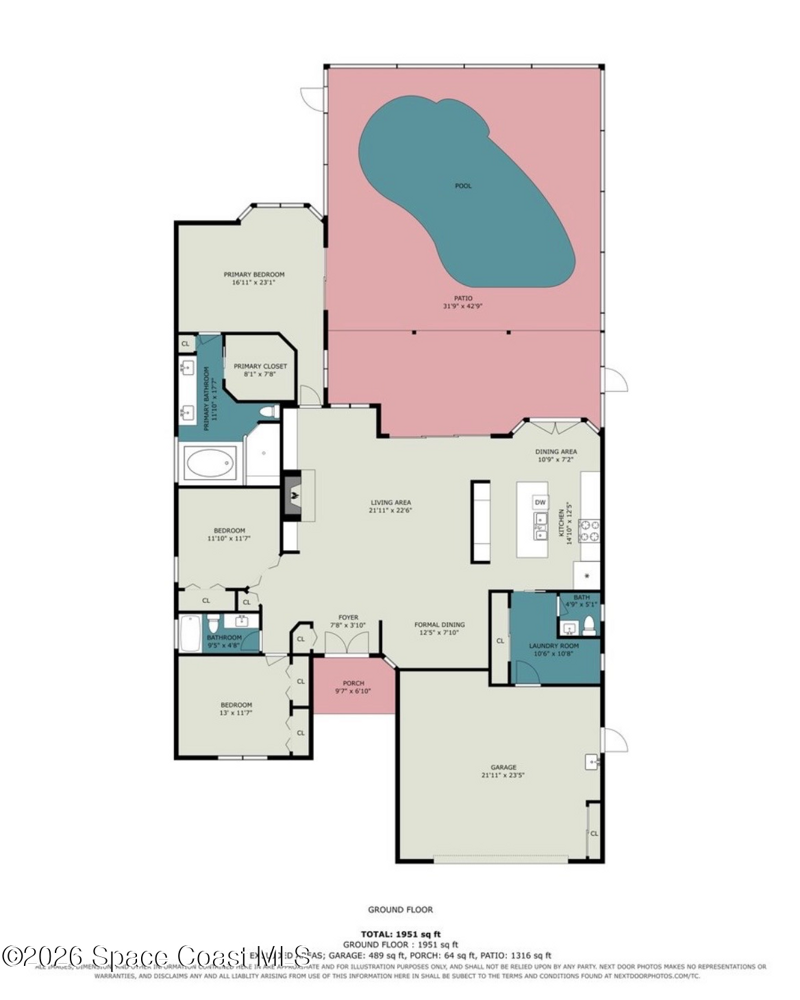 3 bedroom Single Family Residence at 804 Spanish Cove Drive, Spanish Cove Suntree Pud Stage 4 Tract 35 and A Po, Melbourne — photo 2