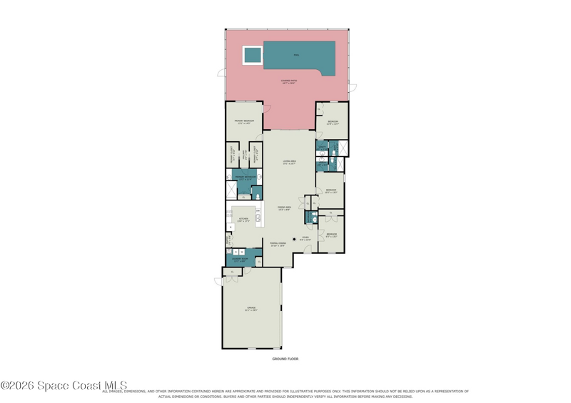 4 bedroom Single Family Residence at 1912 Freedom Drive, Tract H at Indian River Colony Club, Melbourne — photo 2